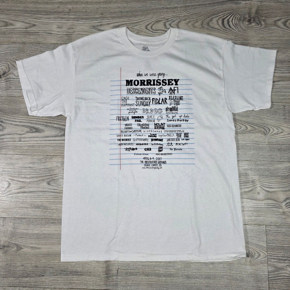 2017 When We Were Young Festival Lineup Graphic Tee - Men's/Unisex Large